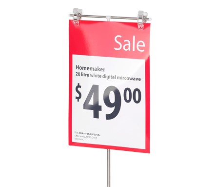 PORTA GRAFICA MINI T EXTENSIBLE MEDIDA AJUSTABLE 19.5*30 A 53 CMS CON PINZAS Y BASE CUADRADA METAL