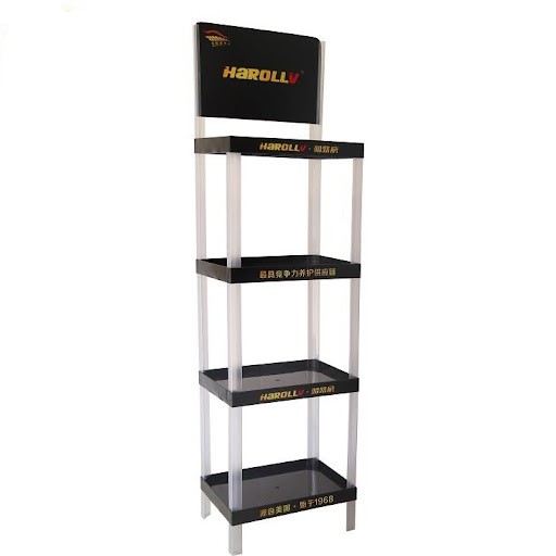 EXHIBIDOR MODULAR PARA PRODUCTOS 40*60 CMS PAYLOADER SISTEMA ENSAMBLE BANDEJA NEGRA