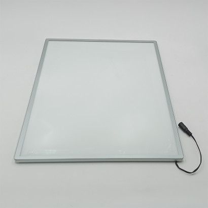 PANEL MENU SLIM BOX 1 CARA A3 CON PINES (312X427) COLOR PLATEADO