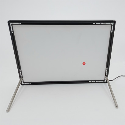 PANEL MENU SLIM BOX 1 CARA A4 CON PINES (225X304) COLOR NEGRO