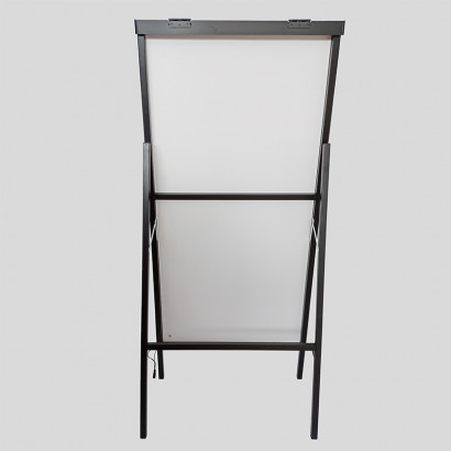 PANEL MENU SLIM BOX PALOMA PUBLICITARIA 600X1200MM NEGRO CON BATERIA