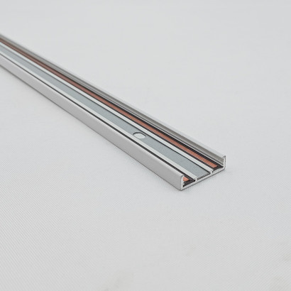 MG27 RIEL MAGNETICO SLIM BLANCO 27X7X3000 MM