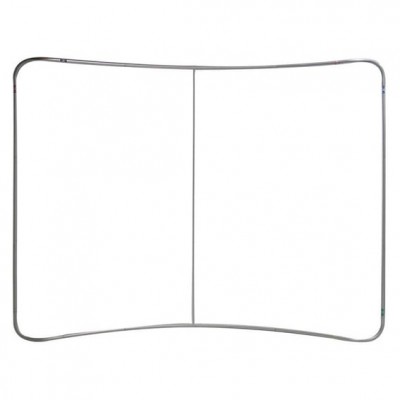 PANEL PUBLICITARIO TUBO TEXTIL CURVO 240*230 CMS