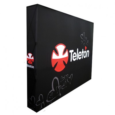 PANEL ARAÑA TEXTIL RECTO DOBLE GRAFICA 3 CUERPOS (225*230 CMS)